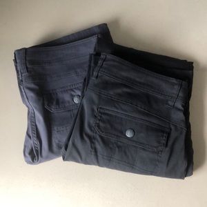 Prana Halle Pants (2) - Coal & Black - Reg Inseam